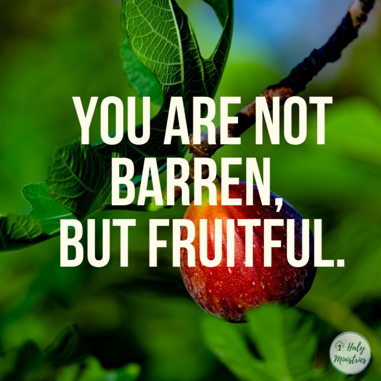 You are Not Barren but Fruitful Prophetic Word