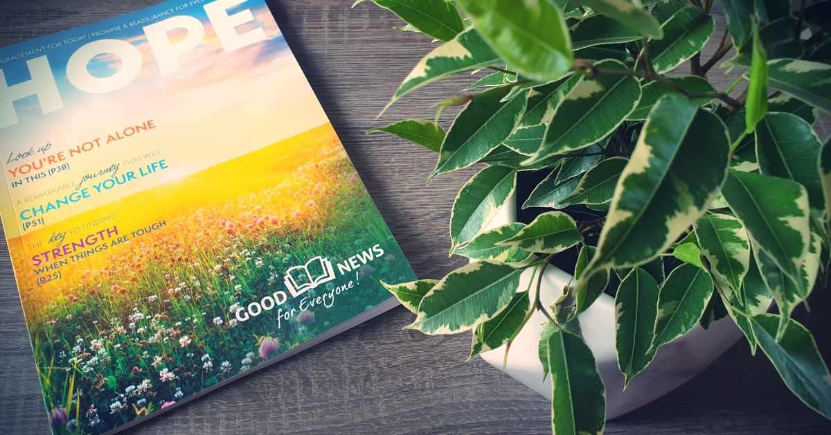 Be Satisfied with What you Have NOW Haly's Life Story. The Magazine Hope and Plant on the Table.