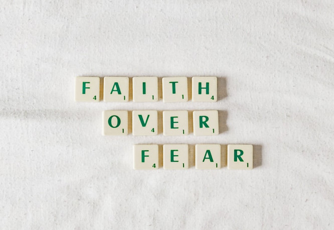 Faith Over Fear - Blocks