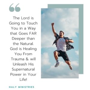 God is Healing you from Trauma - Man Jumps for Joy