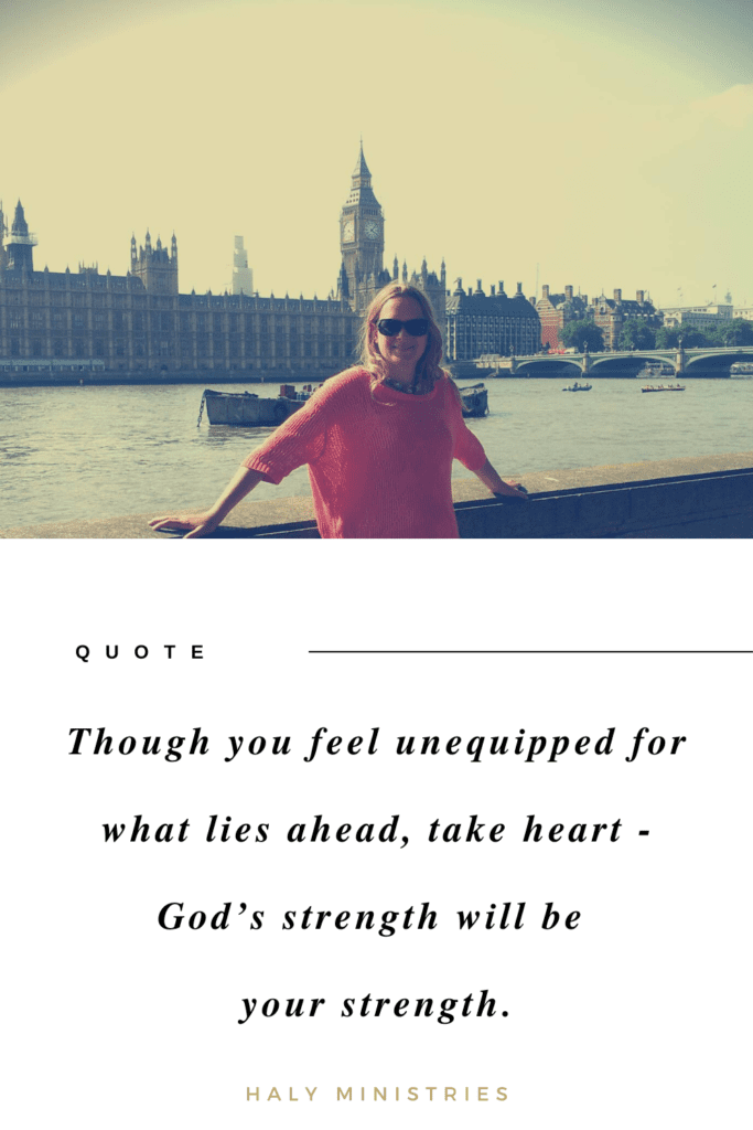 God's Strength is Your Strength - Haly Ministries Quote