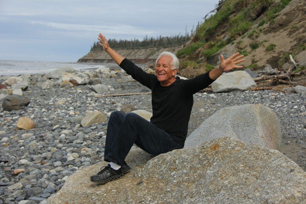 Happy and Healthy Baby Boomer Man by the Sea