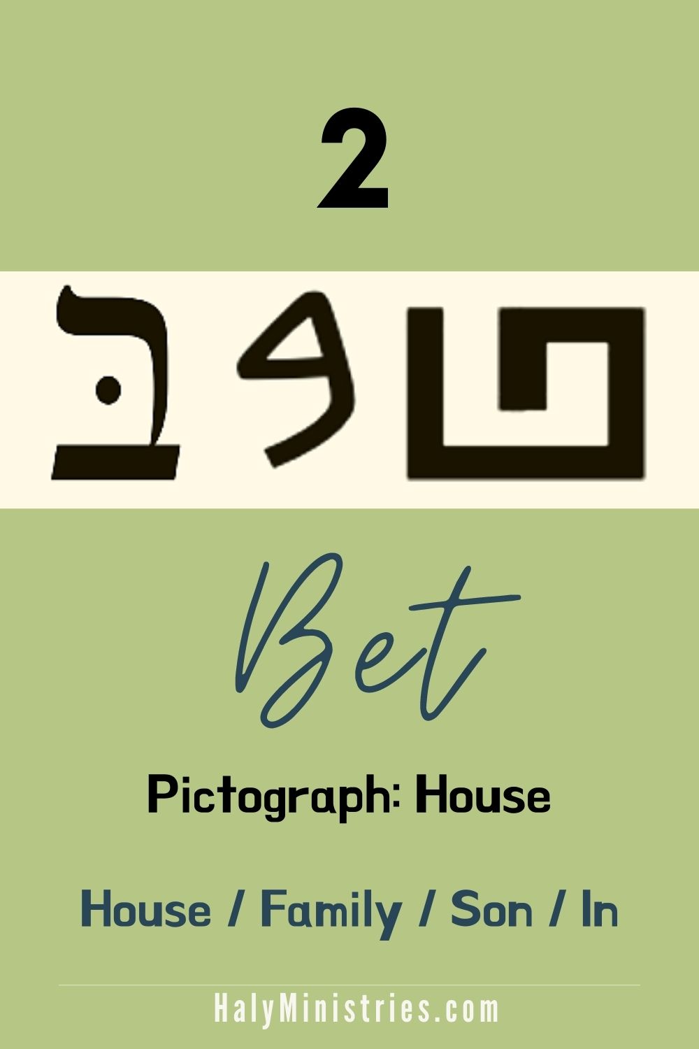 Hebrew Letter Bet and Its Meaning - Haly Ministries