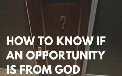 How to Know if an Opportunity is from God - Opened Door with Question Mark