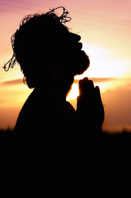 Jesus Praying Crown of Thorns