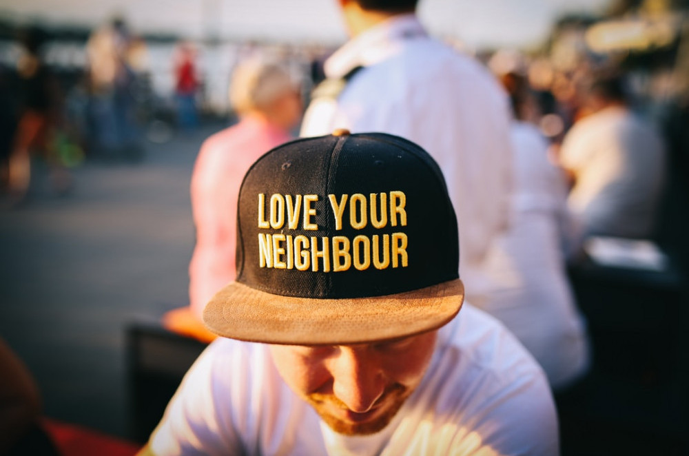 Love Your Neighbour - Written on the Cap