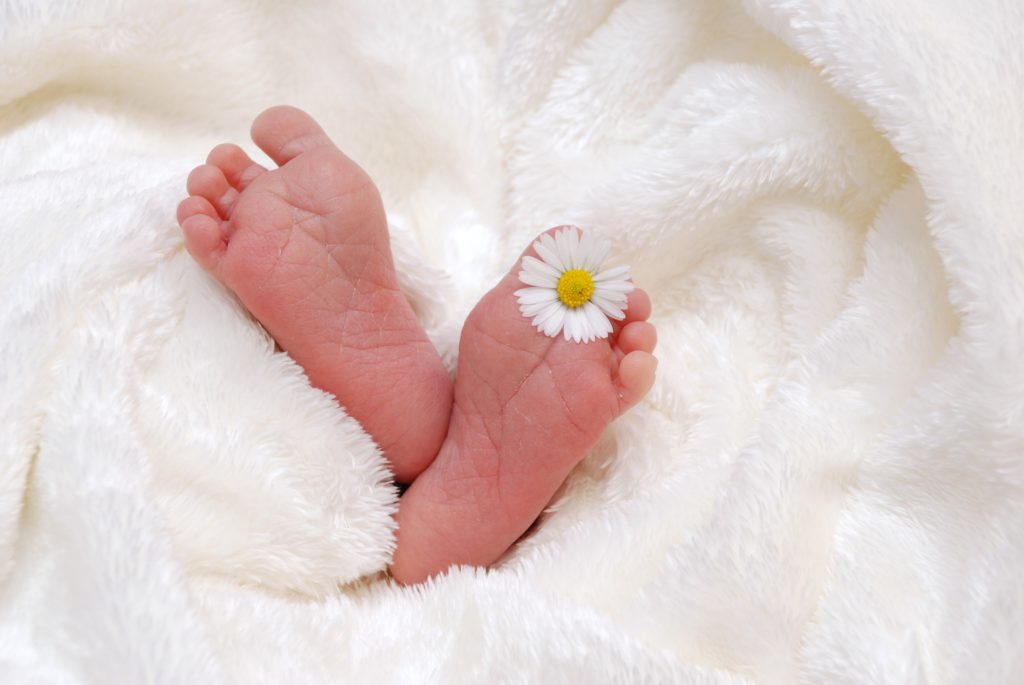 Feet of New Born Baby