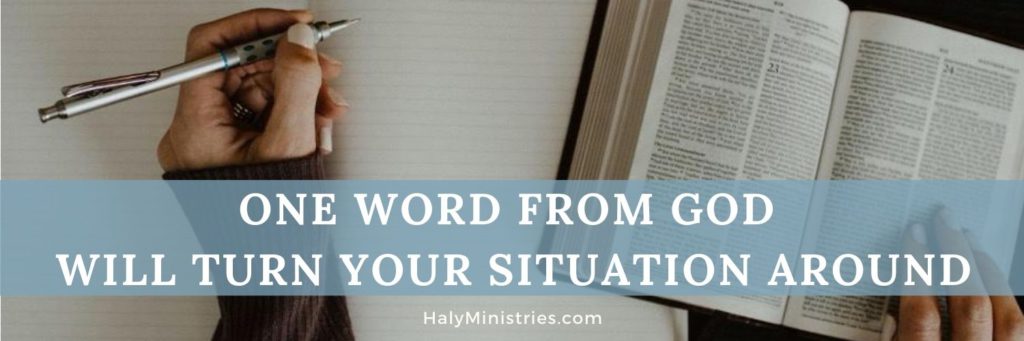 One Word from God will Turn Your Situation Around - header