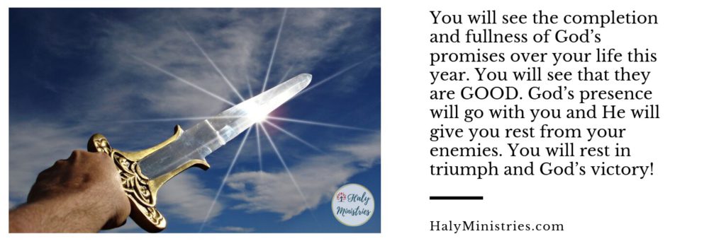 Prophetic Word for a New Year 5780 or 2020 and October 2019 - Haly Ministries - header