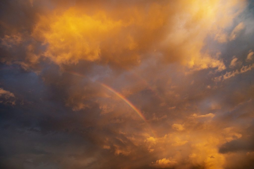 Rainbow in the Clouds