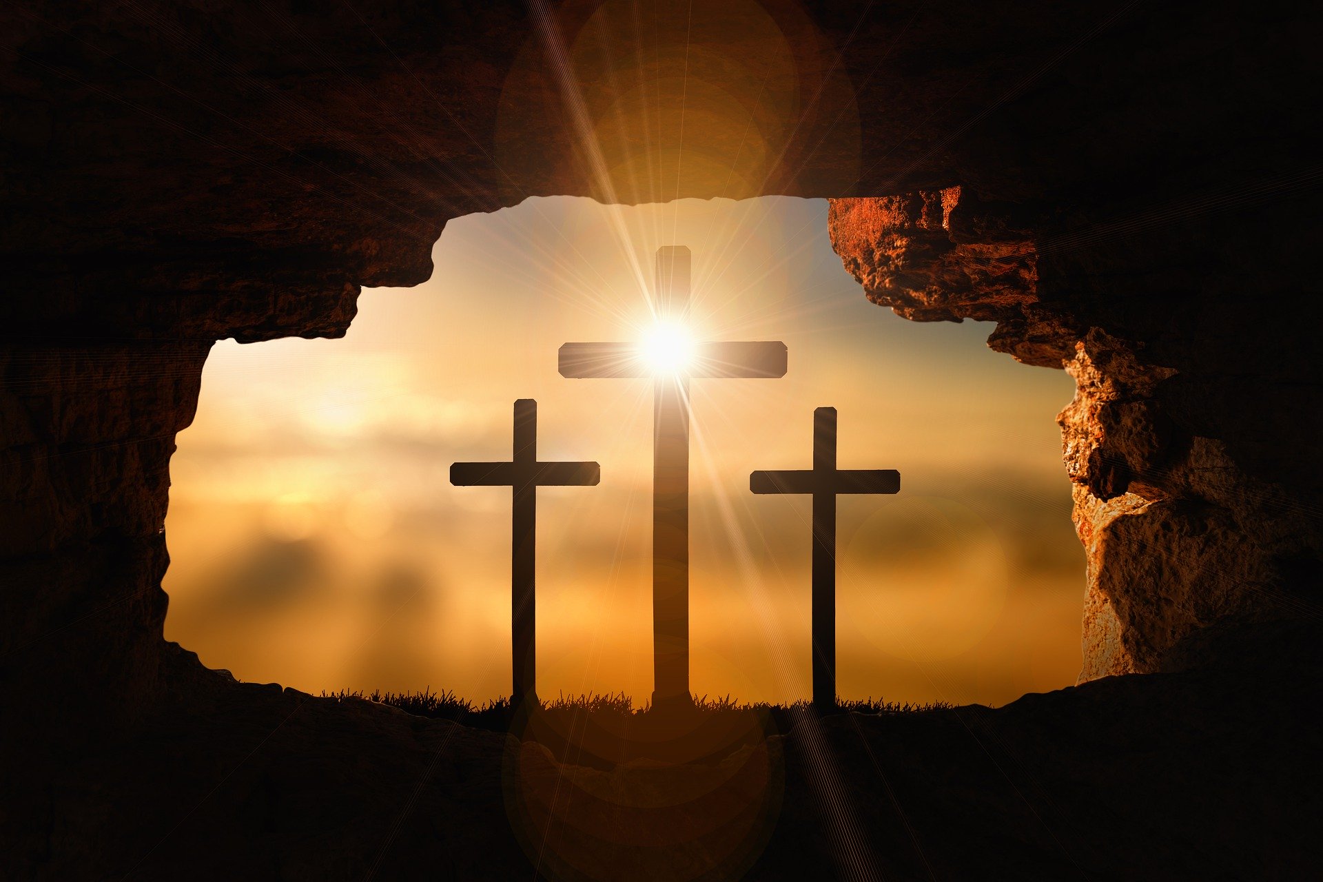 Resurrection - Three Crosses.