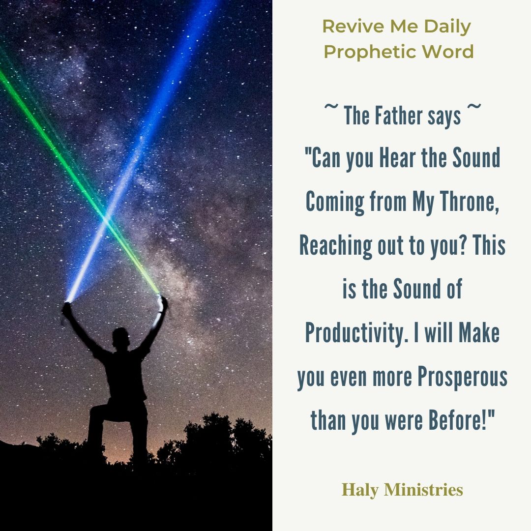 Revive Me Daily Prophetic Word More Productive Than Ever Before - Man with Two Torches Making Cross