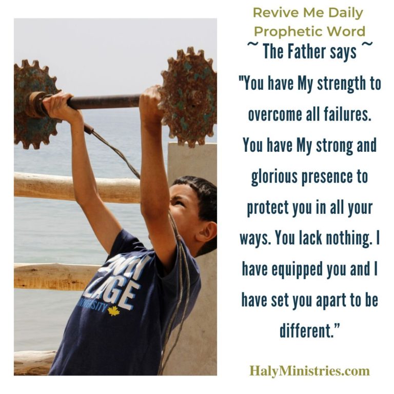 Revive Me Daily Prophetic Word - You are NOT a Failure