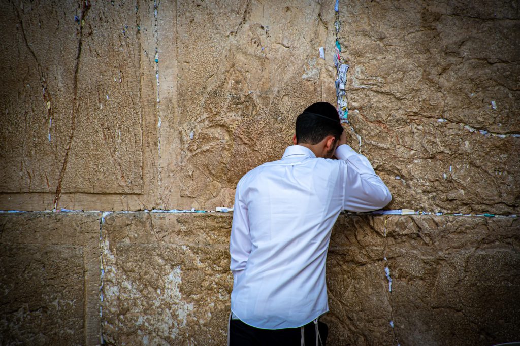 The Western Wall - Man Praying