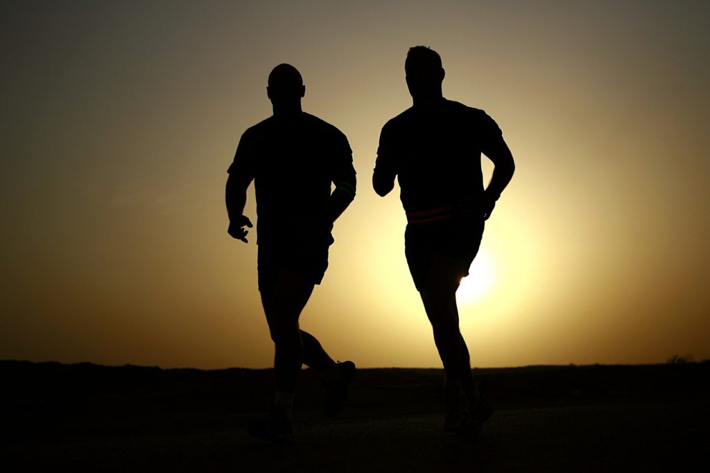 Two Men - Runners