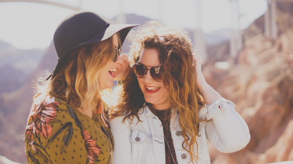 Two Women Laughing