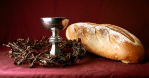 What is God's Covenant with Man? - Haly Ministries Encouragement (on photo: bread and cup on table)