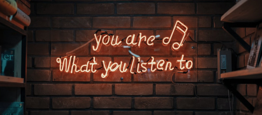 You are What You Listen to - Written on Brik Wall